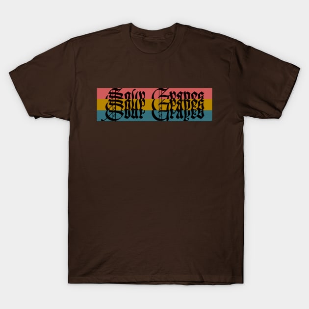 "Sour Grapes Logo" T-Shirt by SourGrapesFashion